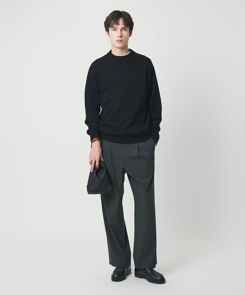 BEAUTY&YOUTH UNITED ARROWS（ビューティーアンドユースユナイテッドアローズ）の「“Emboss Bag Series” ハンギング ポーチ（ハンドバッグ・メンズ・その他1/ブラック・FREE）」の3枚目の写真