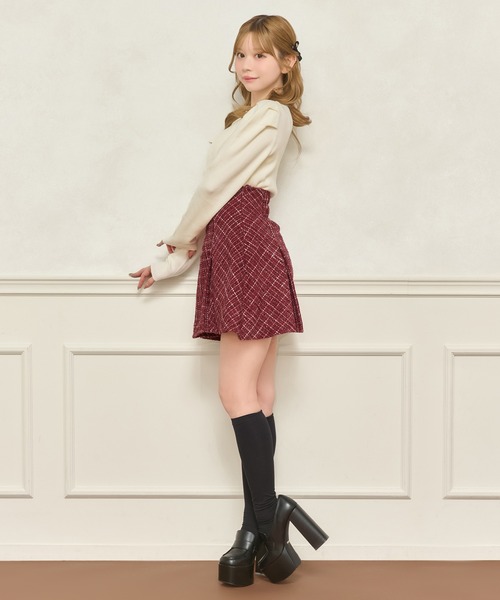 apres jour(アプレジュール)の「フロントオープンパワショルニット(ニット/セーター・レディース・ボルドー/アイボリー/ブラック・フリー/X-LARGE)」の9枚目の写真