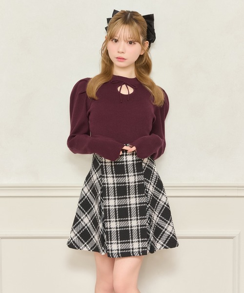 apres jour(アプレジュール)の「フロントオープンパワショルニット(ニット/セーター・レディース・ボルドー/アイボリー/ブラック・フリー/X-LARGE)」の22枚目の写真