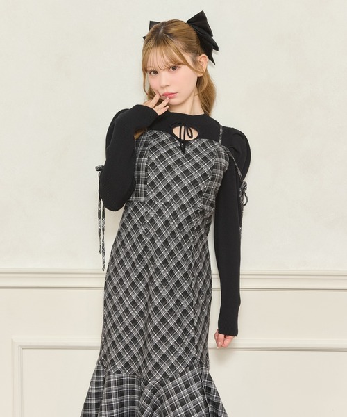 apres jour(アプレジュール)の「フロントオープンパワショルニット(ニット/セーター・レディース・ボルドー/アイボリー/ブラック・フリー/X-LARGE)」の20枚目の写真