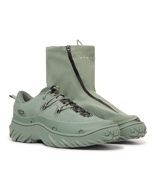 OAKLEY（オークリー）の「OAKLEY Meridian Low Ext（オークリー メリディアン ロー Ext）（スニーカー・メンズ・ブラック系/グリーン系・25cm/25.5cm/26cm/26.5cm/27cm/28cm/27.5cm/29cm/28.5cm）」の2枚目の写真