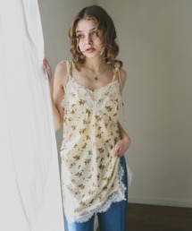 idem（イデム）の「sensual satin cami onepiece / レース付きサテンキャミワンピース（ワンピース）」