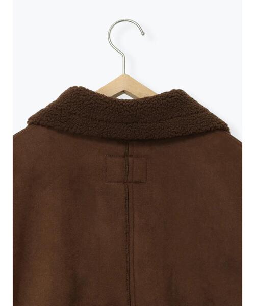 ehka sopo（エヘカソポ）の「エコムートンジャケット（その他アウター・レディース・ブラウン/ベージュ/モカ・F）」の13枚目の写真