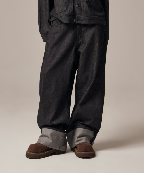 IDWS(アイドンワナセル)の「Bolly Roll Up Raw Denim Pants Black(デニムパンツ・レディース・その他・2/0/1)」の19枚目の写真