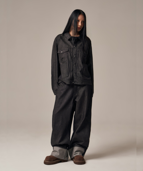 IDWS(アイドンワナセル)の「Bolly Roll Up Raw Denim Pants Black(デニムパンツ・レディース・その他・2/0/1)」の22枚目の写真