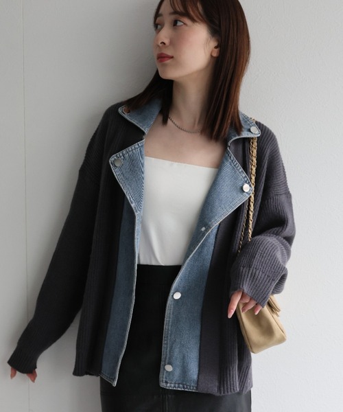 model:162cm　着用サイズ:F