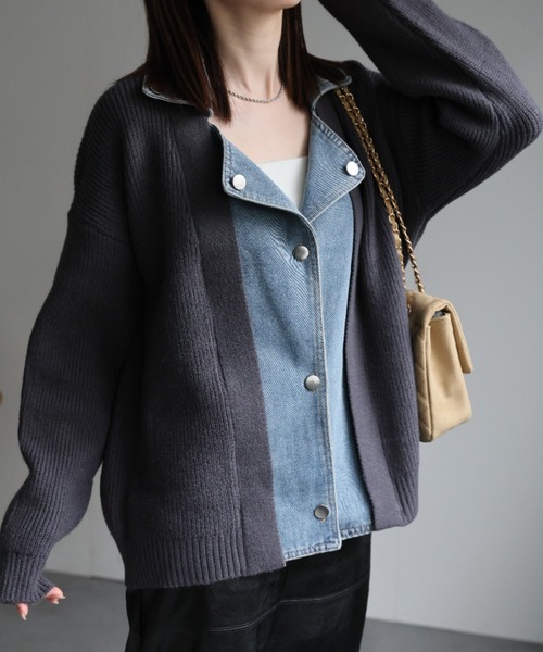 model:162cm　着用サイズ:F