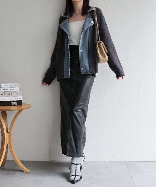 model:162cm　着用サイズ:F