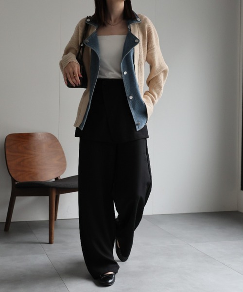 model:162cm　着用サイズ:F