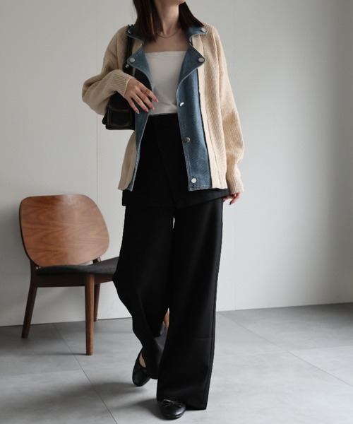 model:162cm　着用サイズ:F