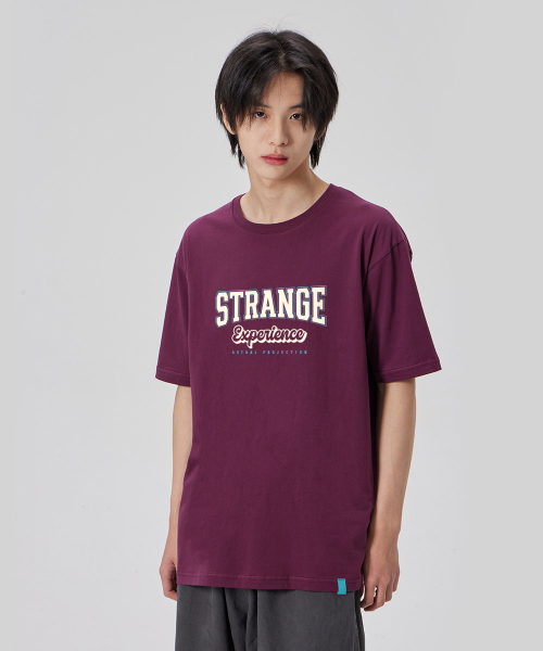 ASTRAL PROJECTION（アストラルプロジェクション）の「[ストレンジエクスペリエンス]コットンルーズフィット半袖Tシャツ_プラムパープル（Tシャツ/カットソー・メンズ・その他・MEDIUM/LARGE/X-LARGE/XX-LARGE）」の2枚目の写真