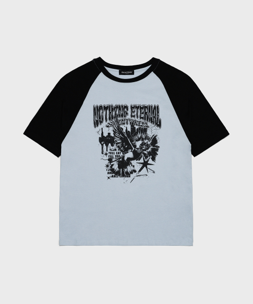 SAINTPAIN(セイントペイン)の「SPピジョンラグラン半袖Tシャツブルー(Tシャツ/カットソー・レディース・その他・MEDIUM/LARGE)」の1枚目の写真