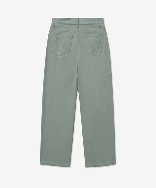 LADY VOLUME（レディーボリューム）の「[ALL-SEASON] PINTUCK COTTON STRAIGHT PANTS_MINT（その他パンツ・レディース・その他・SMALL/MEDIUM）」の3枚目の写真