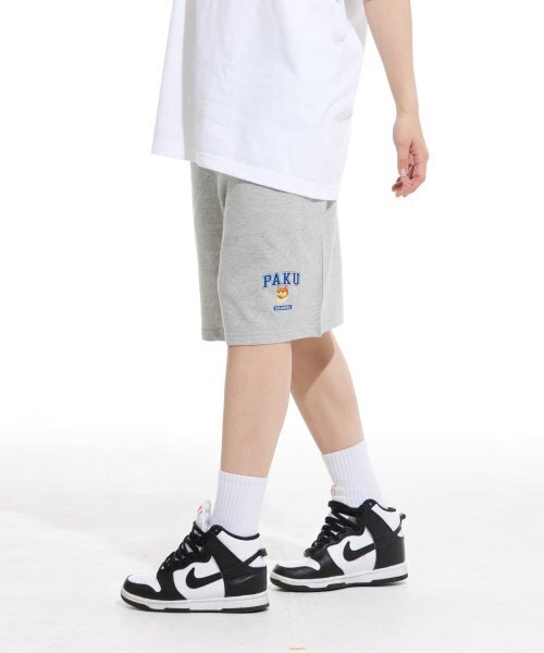 CREAM SODA LAB（クリームソーダラボ）の「パク ロゴ トレーニング ショートパンツ グレー ブルー（その他パンツ・メンズ・その他・MEDIUM/X-LARGE/LARGE）」の6枚目の写真