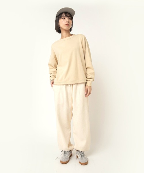 RNA-N(アールエヌエーエヌ)の「M2593 裏起毛パイルユーズドライクプルオーバー(Tシャツ/カットソー・レディース・ライトブルー/ライトベージュ/ライトグレー・FREE)」の15枚目の写真