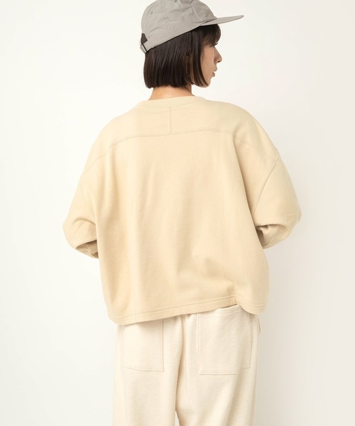 RNA-N(アールエヌエーエヌ)の「M2593 裏起毛パイルユーズドライクプルオーバー(Tシャツ/カットソー・レディース・ライトブルー/ライトベージュ/ライトグレー・FREE)」の7枚目の写真