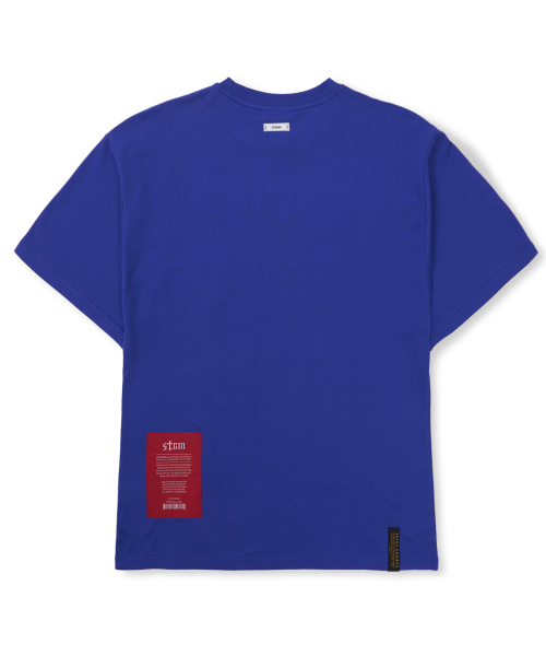STIGMA(スティグマ)の「ブルー STGM セミオーバーサイズ Tシャツ(Tシャツ/カットソー・メンズ・その他・MEDIUM/LARGE/X-LARGE)」の2枚目の写真