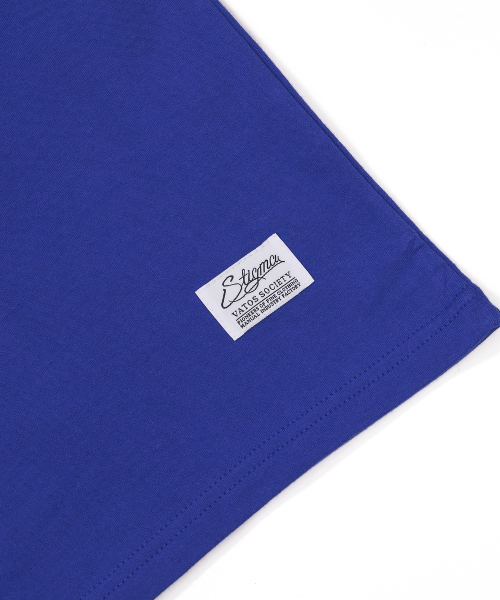 STIGMA(スティグマ)の「ブルー STGM セミオーバーサイズ Tシャツ(Tシャツ/カットソー・メンズ・その他・MEDIUM/LARGE/X-LARGE)」の5枚目の写真