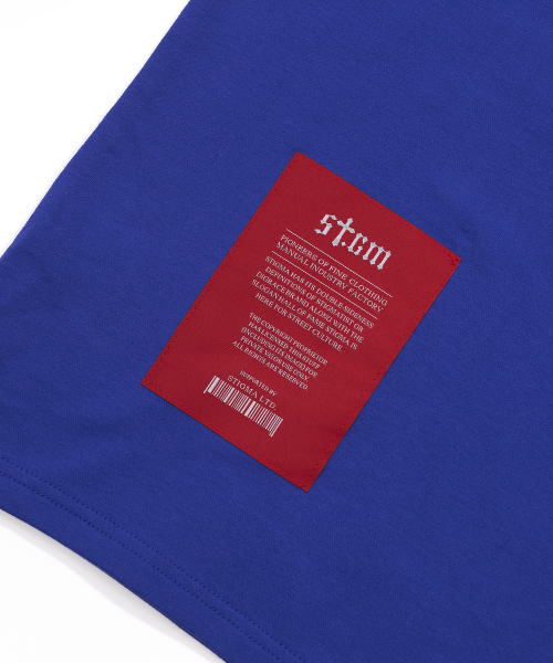STIGMA(スティグマ)の「ブルー STGM セミオーバーサイズ Tシャツ(Tシャツ/カットソー・メンズ・その他・MEDIUM/LARGE/X-LARGE)」の7枚目の写真