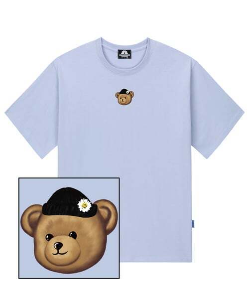 TRIPSHION(トリップション)の「ビーニーベアロゴTシャツ - パープル(Tシャツ/カットソー・メンズ・その他・LARGE/MEDIUM/X-LARGE)」の1枚目の写真