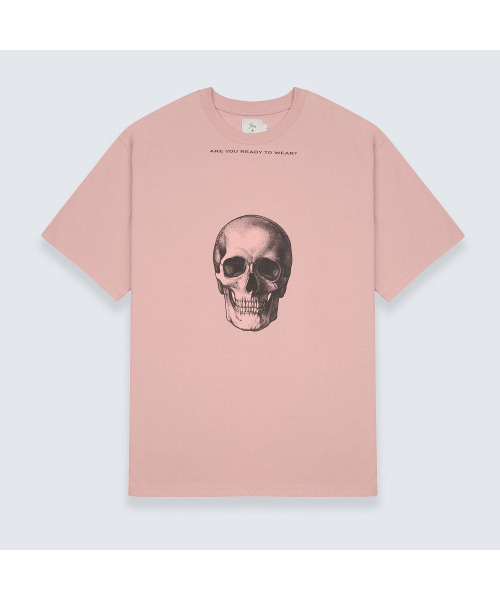 SSIN AND LEE(シンアンドリー)の「クリアスカルプリンティングTシャツコーラルピンク(Tシャツ/カットソー・メンズ・その他・LARGE/MEDIUM)」の8枚目の写真