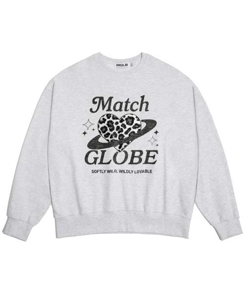 MATCHGLOBE(マッチグローブ)の「ソフトワイルドスウェットシャツ(ライトメランジ)(スウェット・レディース・その他・FREE)」の1枚目の写真