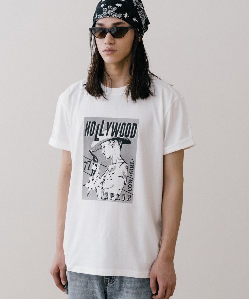 VASTIC(バスティック)の「ハリウッドTシャツバージョン2_ホワイト(Tシャツ/カットソー・メンズ・その他・LARGE/MEDIUM/X-LARGE)」の1枚目の写真