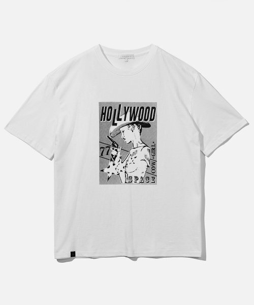 VASTIC(バスティック)の「ハリウッドTシャツバージョン2_ホワイト(Tシャツ/カットソー・メンズ・その他・LARGE/MEDIUM/X-LARGE)」の2枚目の写真