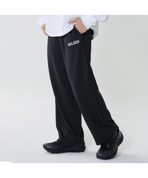 MALDEN(モールデン)の「クラックロゴトラックパンツ(スウェットパンツ・メンズ・ブラック・MEDIUM/LARGE/X-LARGE/XX-LARGE)」の1枚目の写真