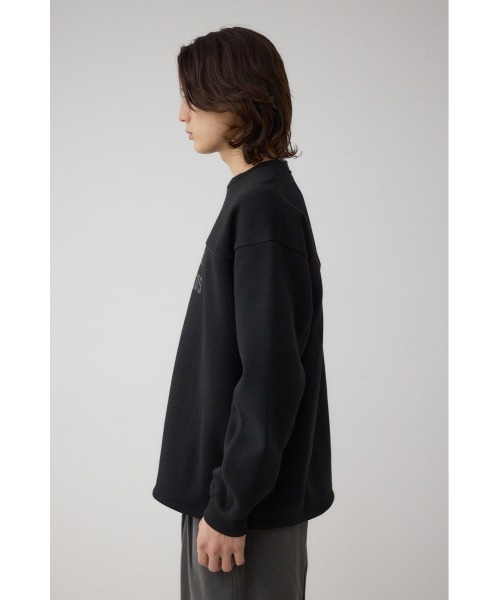 AZUL by moussy（アズールバイマウジー）の「裏起毛パイピングデザイントップス（スウェット・メンズ・ブラック/ダークネイビー/杢グレー・LARGE/MEDIUM）」の14枚目の写真