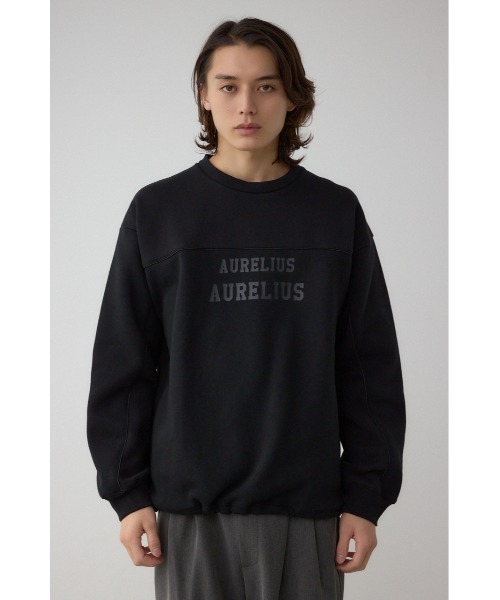 AZUL by moussy（アズールバイマウジー）の「裏起毛パイピングデザイントップス（スウェット・メンズ・ブラック/ダークネイビー/杢グレー・LARGE/MEDIUM）」の22枚目の写真