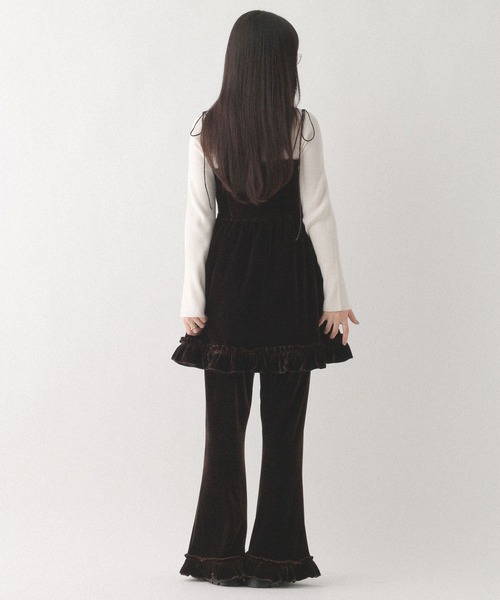 Heather（ヘザー）の「ベロアフリルパンツ　639599（その他パンツ・レディース・ブラウン/ブラック・FREE）」の13枚目の写真