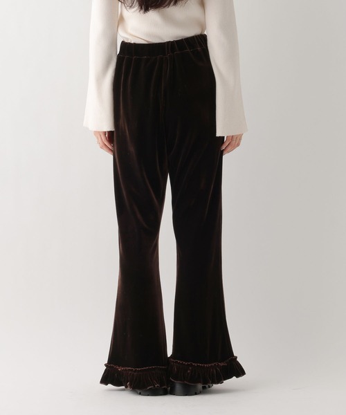 Heather（ヘザー）の「ベロアフリルパンツ　639599（その他パンツ・レディース・ブラウン/ブラック・FREE）」の16枚目の写真