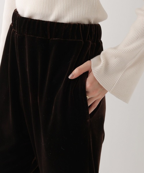 Heather（ヘザー）の「ベロアフリルパンツ　639599（その他パンツ・レディース・ブラウン/ブラック・FREE）」の19枚目の写真