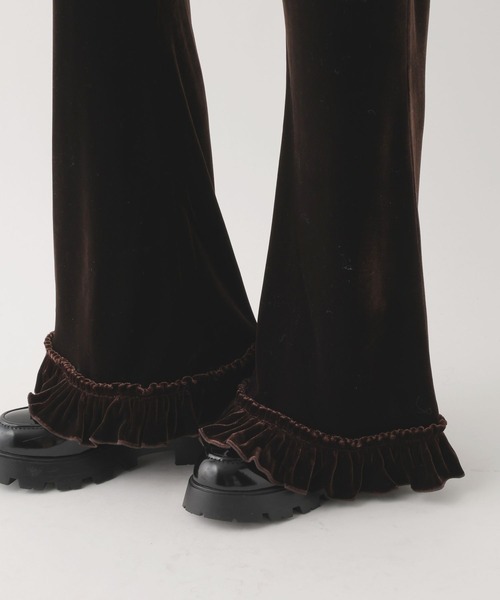 Heather（ヘザー）の「ベロアフリルパンツ　639599（その他パンツ・レディース・ブラウン/ブラック・FREE）」の20枚目の写真