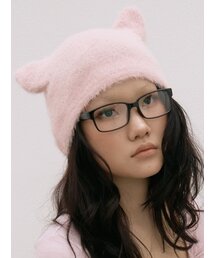 EXPIRED GIRL（エクスパイアードガール）の「Meow Beanie SOFT PINK（ニットキャップ/ビーニー）」