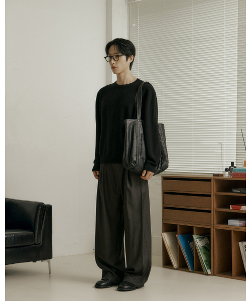POKER FACE（ポーカーフェイス）の「[STALKERS EXCLUSIVE] FARASHA CASHMERE CREW NECK KNIT BLACK（ニット/セーター・メンズ・その他・46/48/50）」の13枚目の写真