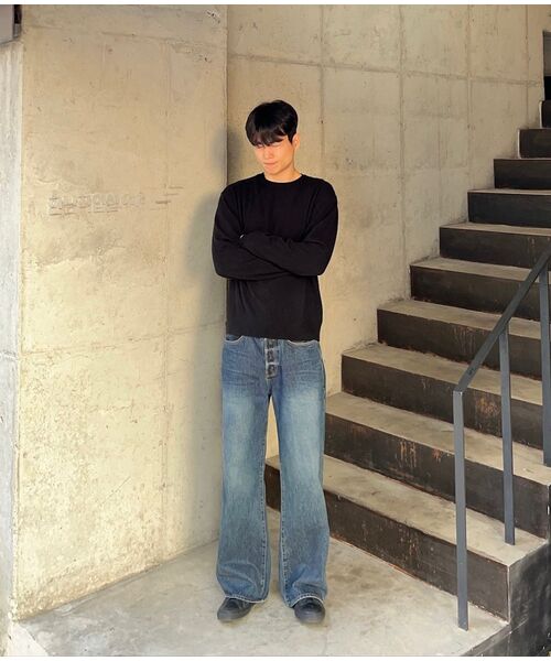 POKER FACE（ポーカーフェイス）の「[STALKERS EXCLUSIVE] FARASHA CASHMERE CREW NECK KNIT BLACK（ニット/セーター・メンズ・その他・46/48/50）」の19枚目の写真