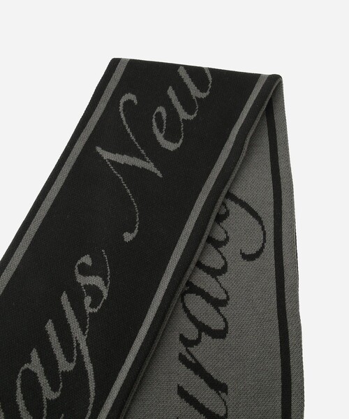 Saturdays NYC(サタデーズ ニューヨークシティ )の「Saturdays NYC Football Scarf(マフラー・メンズ・ブラック/ワイン・FREE)」の3枚目の写真