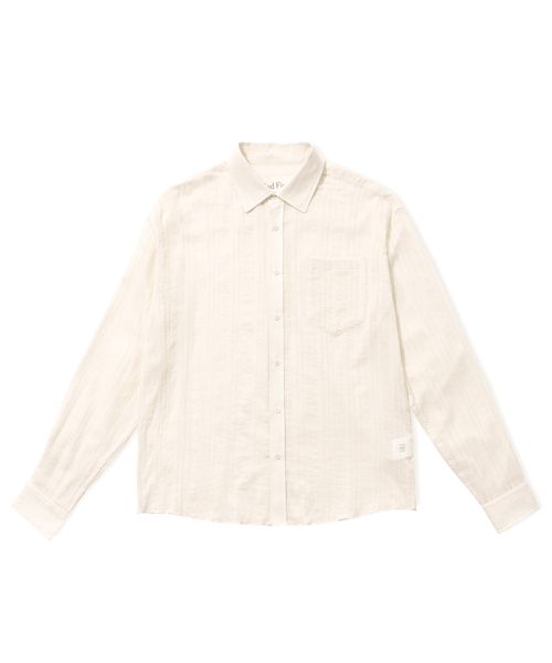 RAD FICTION(ラッドフィックション)の「NASH VEIL TEXTURE SHIRT / VANILLA(シャツ/ブラウス・メンズ・その他・ONE)」の1枚目の写真