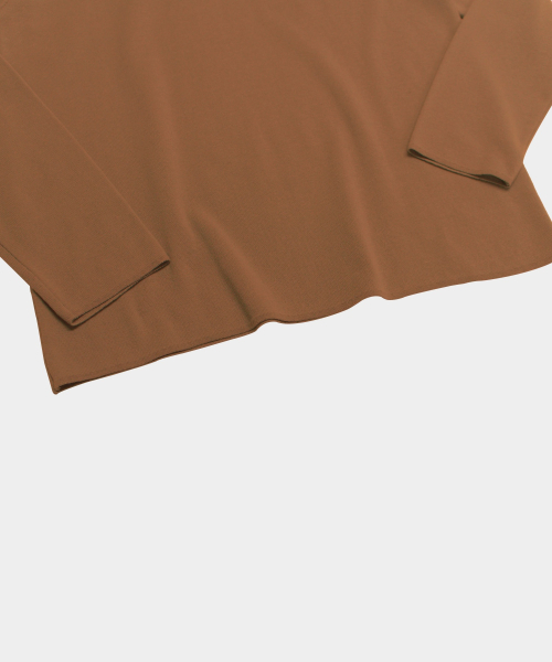 BIRBANTE(ビルバンテ)の「ミラノウォッシャブルラウンドニット - ブリック(ニット/セーター・メンズ・レンガ・SMALL/MEDIUM/LARGE/X-LARGE)」の6枚目の写真