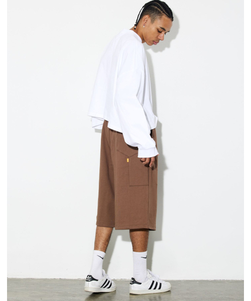 PHILIPPAKER（フィリップペイカー）の「カーペンター バミューダ スウェット 8部パンツ モカムース（その他パンツ・メンズ・その他・MEDIUM/LARGE/X-LARGE）」の3枚目の写真