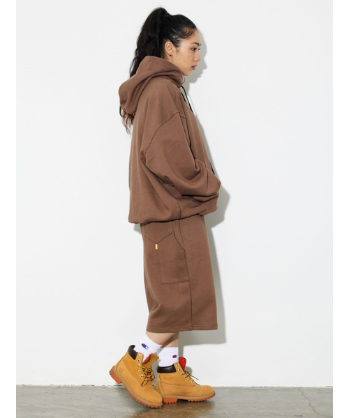 PHILIPPAKER（フィリップペイカー）の「カーペンター バミューダ スウェット 8部パンツ モカムース（その他パンツ・メンズ・その他・MEDIUM/LARGE/X-LARGE）」の5枚目の写真