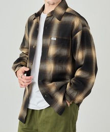 Cal Top（キャルトップ）の「雑誌 『GO OUT』にて掲載！【Cal Top】2000 L/S Plaid Color Base Shirt オンブレチェックシャツ シャドーチェック フランネルシャツ UNTR（シャツ/ブラウス）」