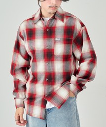 Cal Top | 【Cal Top】2000 L/S Plaid Color Base Shirt オンブレチェックシャツ シャドーチェック フランネルシャツ UNTR(シャツ/ブラウス)