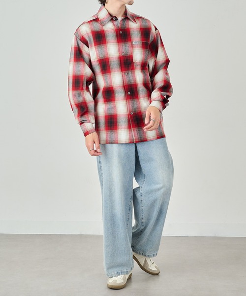 セール】雑誌 『GO OUT』にて掲載！【Cal Top】2000 L/S Plaid Color
