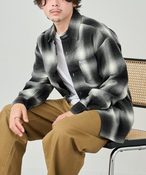 セール】雑誌 『GO OUT』にて掲載！【Cal Top】2000 L/S Plaid Color