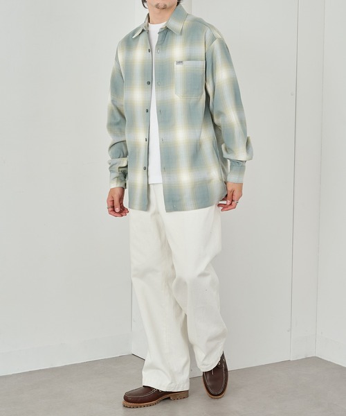 Cal Top（キャルトップ）の「雑誌 『GO OUT』にて掲載！【Cal Top】2000 L/S Plaid Color Base Shirt オンブレチェックシャツ シャドーチェック フランネルシャツ UNTR（シャツ/ブラウス・メンズ・レッド系その他/グレー系1/ブラック系1/ブラウン系1/ブラック系2・S/M）」の18枚目の写真