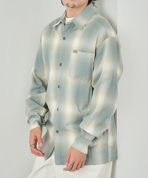 Cal Top（キャルトップ）の「雑誌 『GO OUT』にて掲載！【Cal Top】2000 L/S Plaid Color Base Shirt オンブレチェックシャツ シャドーチェック フランネルシャツ UNTR（シャツ/ブラウス・メンズ・レッド系その他/グレー系1/ブラック系1/ブラウン系1/ブラック系2・S/M）」の22枚目の写真