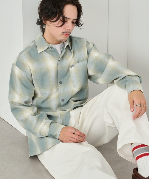 Cal Top（キャルトップ）の「雑誌 『GO OUT』にて掲載！【Cal Top】2000 L/S Plaid Color Base Shirt オンブレチェックシャツ シャドーチェック フランネルシャツ UNTR（シャツ/ブラウス・メンズ・レッド系その他/グレー系1/ブラック系1/ブラウン系1/ブラック系2・S/M）」の21枚目の写真